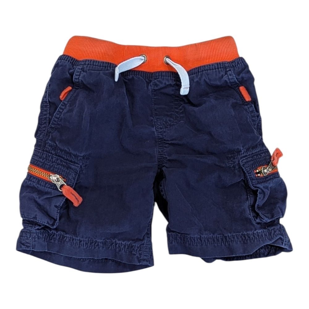 Hanna Andersson Climber Cargos Navy Blue Shorts Kids Child Toddler Boy Size 90 3 - Picture 8 of 8